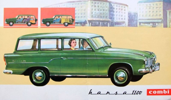 Goliath Hansa 1100 Modelprogram 1955 Carbrochure (3862)